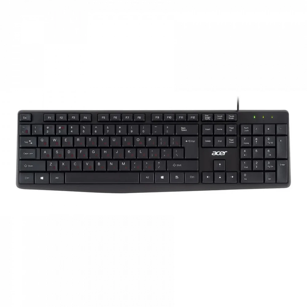 Клавиатура Acer OKW121 ZL.KBDEE.00B Проводная, USB