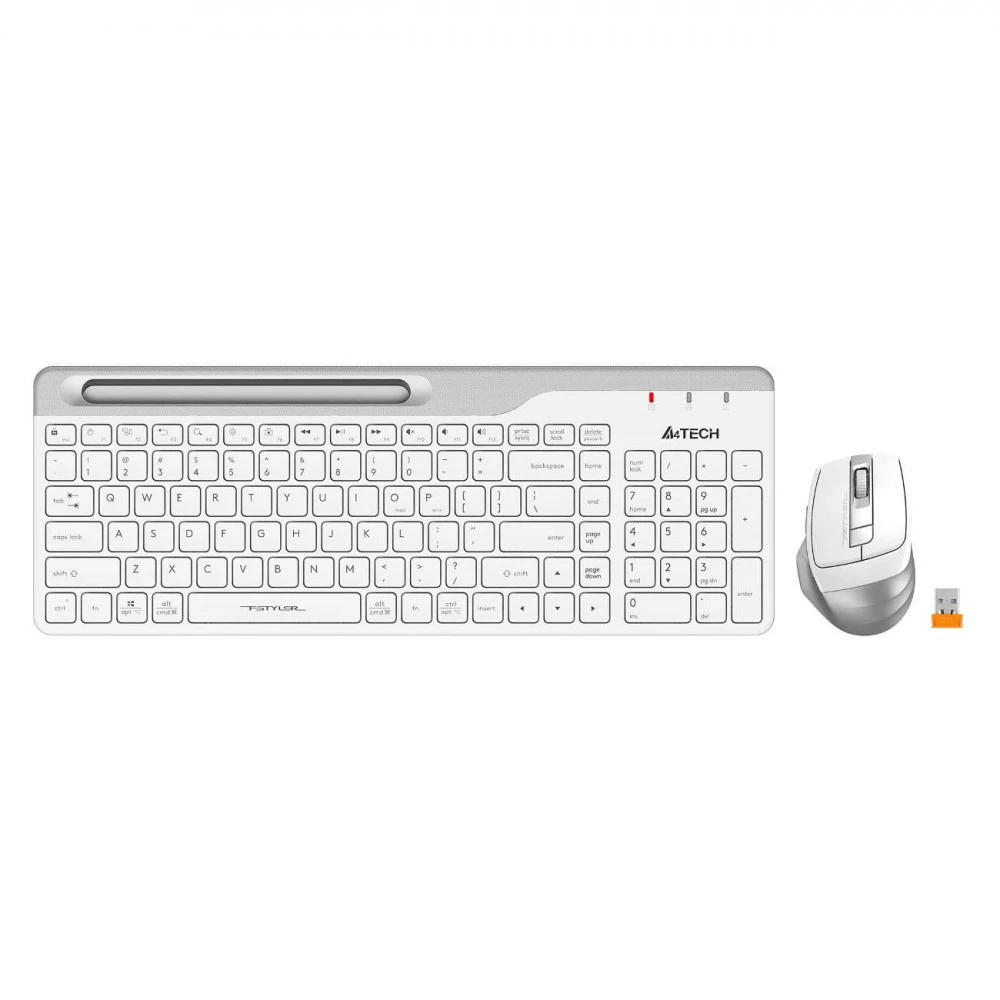 Клавиатура + мышь A4Tech FB2535C ICY WHITE