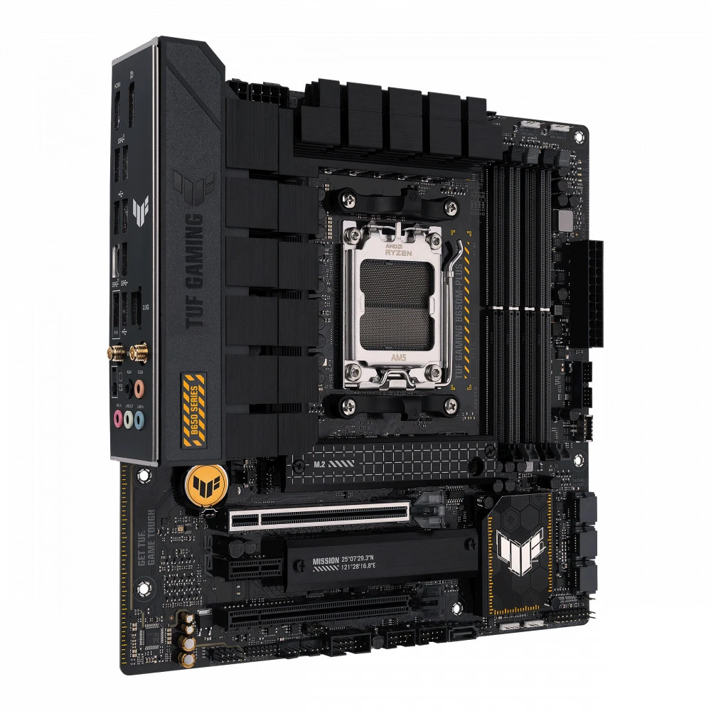 Материнская плата Asus TUF GAMING B650M-PLUS WIFI 90MB1BF0-M0EAY0 Micro-ATX, AMD AM5