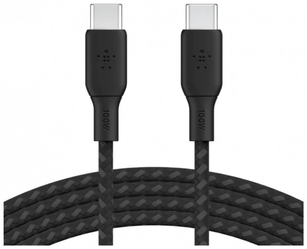 Кабель интерфейсный Belkin USB TypeC (F), USB TypeC (M), 3 м, CAB011BT3MBK черный USB Type C - USB Type C