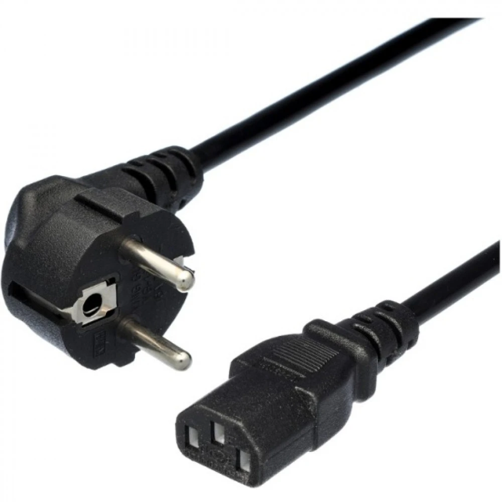 Кабель питания GoPower CEE 7/7-C13 1.8м ПВХ 0.75мм 00-00024054