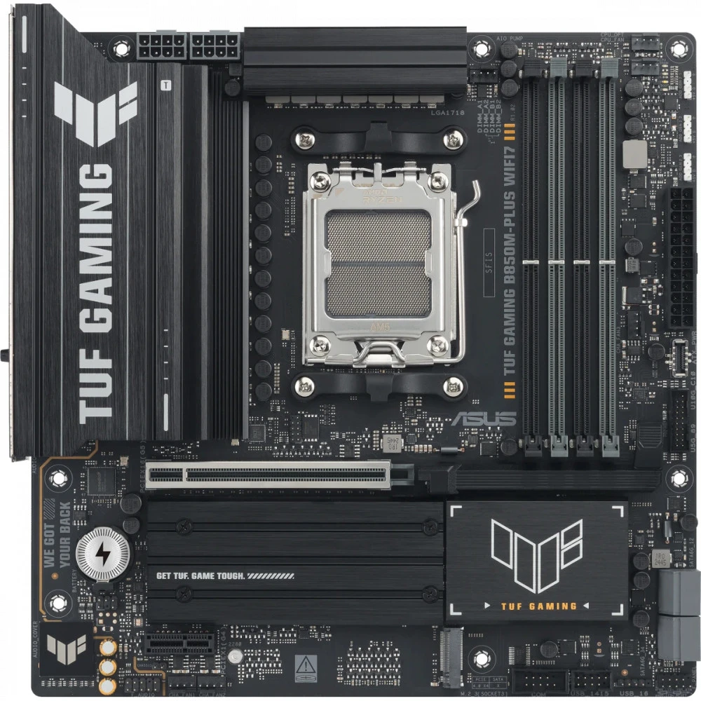 Материнская плата Asus TUF GAMING B850M-PLUS WIFI7 Mini-ATX, AMD AM5