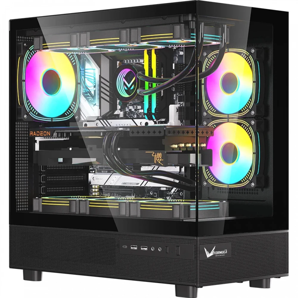 Корпус Formula Crystal Z8 Black Mid-Tower