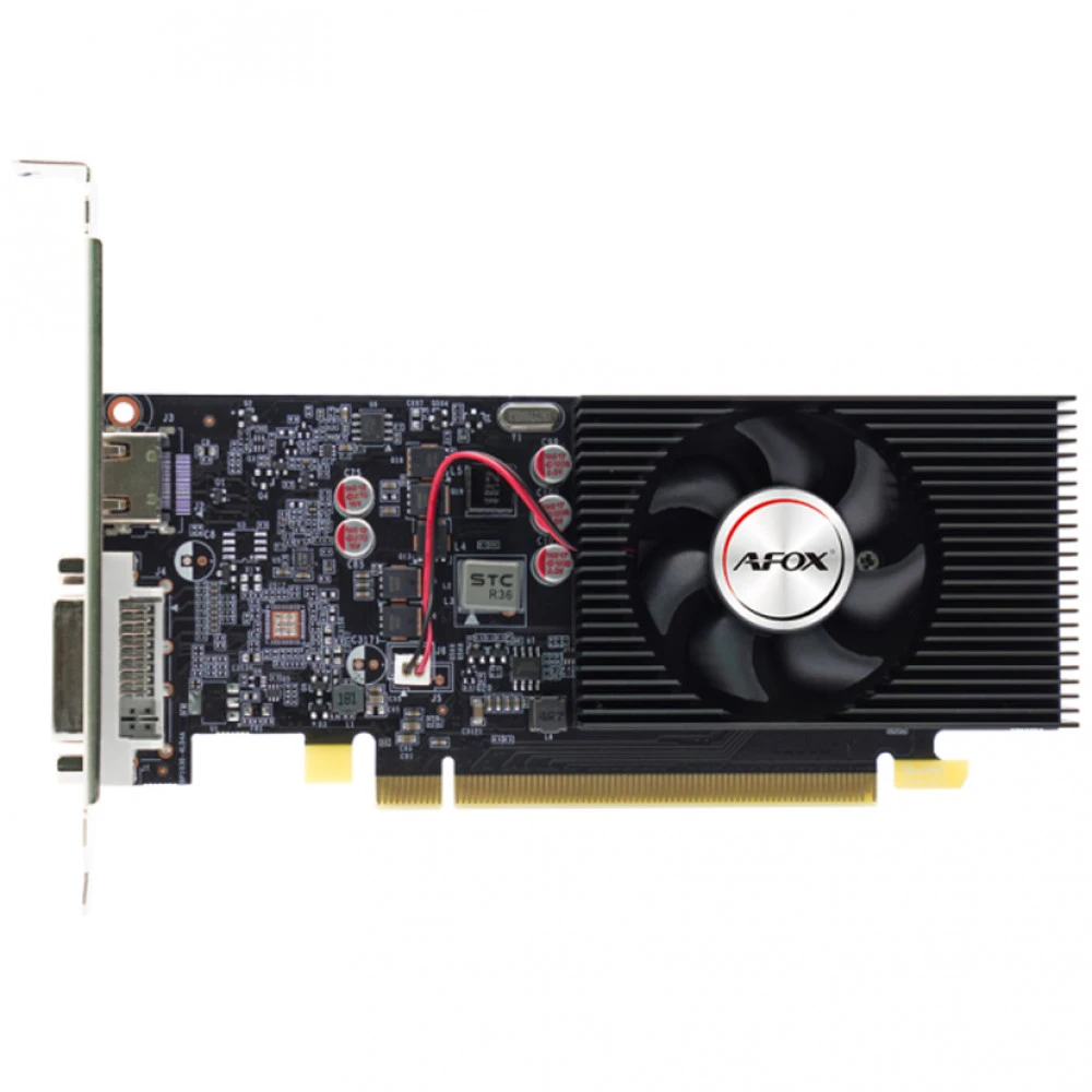 Видеокарта AFOX GT1030 4GB D4 LP Single Fan AF1030-4096D4L2 4 ГБ