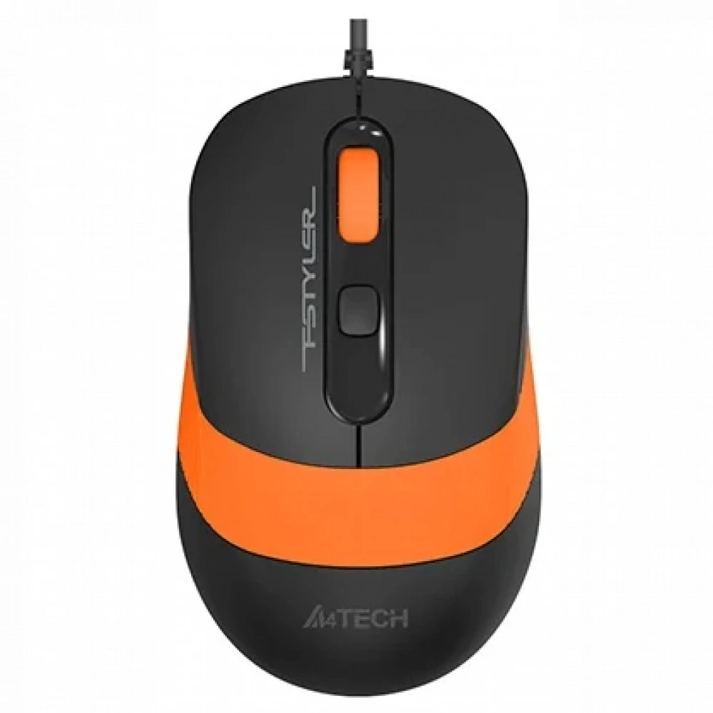 Мышь A4Tech FM10/ORANGE Бюджетные, Проводная