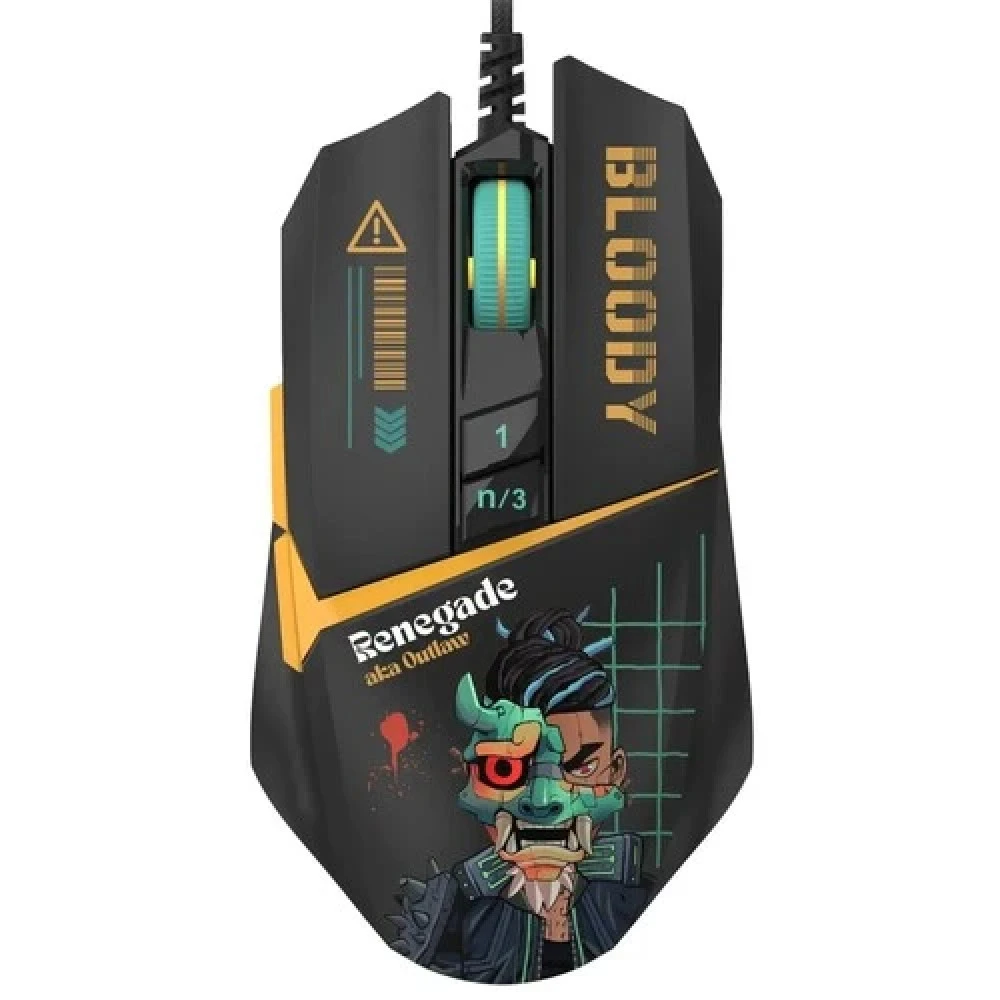 Мышь A4Tech W63 Max Renegade Black W63 MAX Игровые, Проводная
