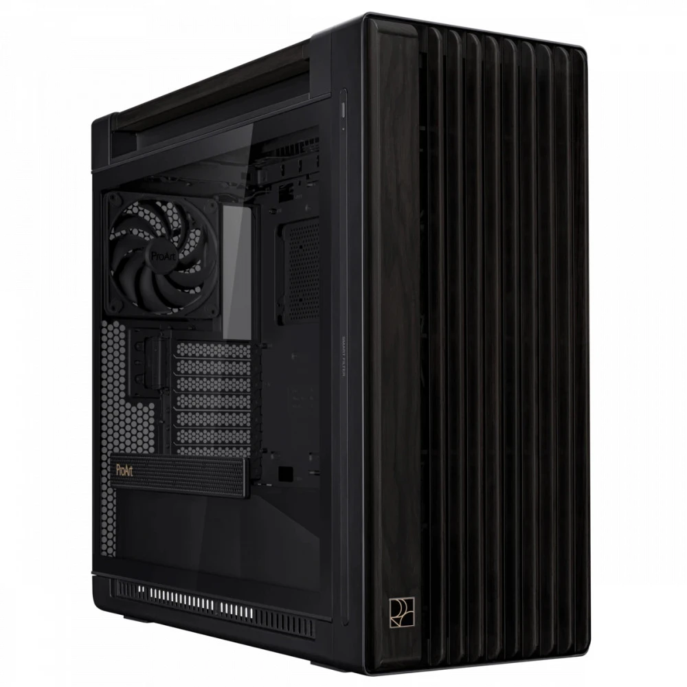 Корпус Asus PROART PA602 WOOD METAL PROART PA602 WOOD METAL PWM BLACK Mid-Tower