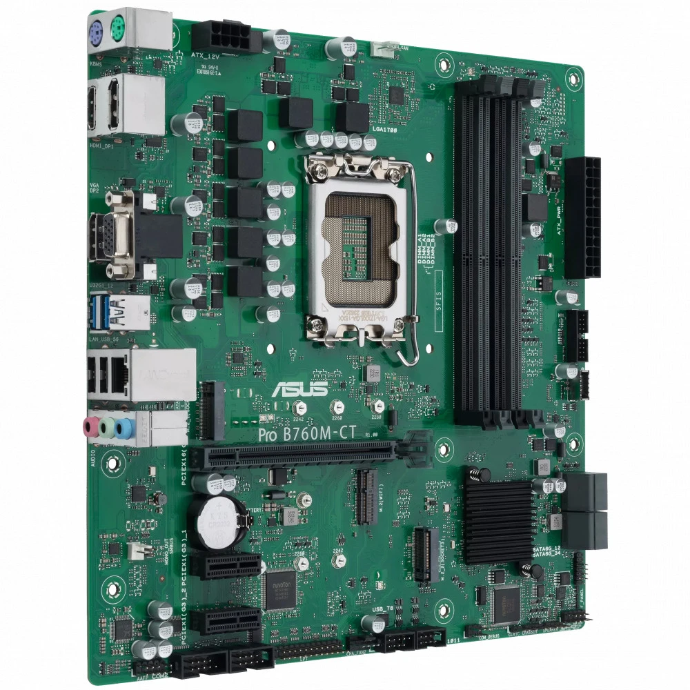Материнская плата Asus Pro B760M-CT-CSM Micro-ATX, LGA 1700
