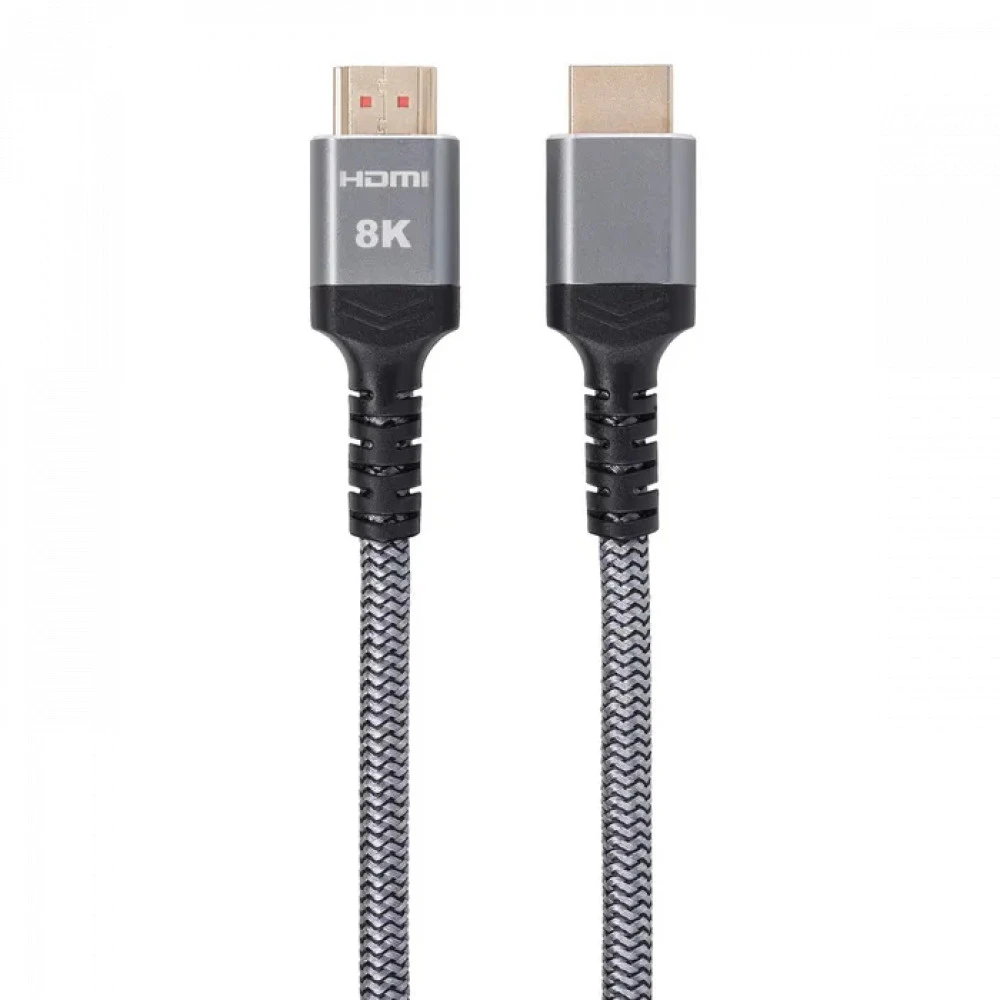 Кабель интерфейсный VCOM Кабель HDMI 19M/M ver. 2.1 8KX60Hz iOpen 1m Gray ACG859A-1.0 HDMI - HDMI