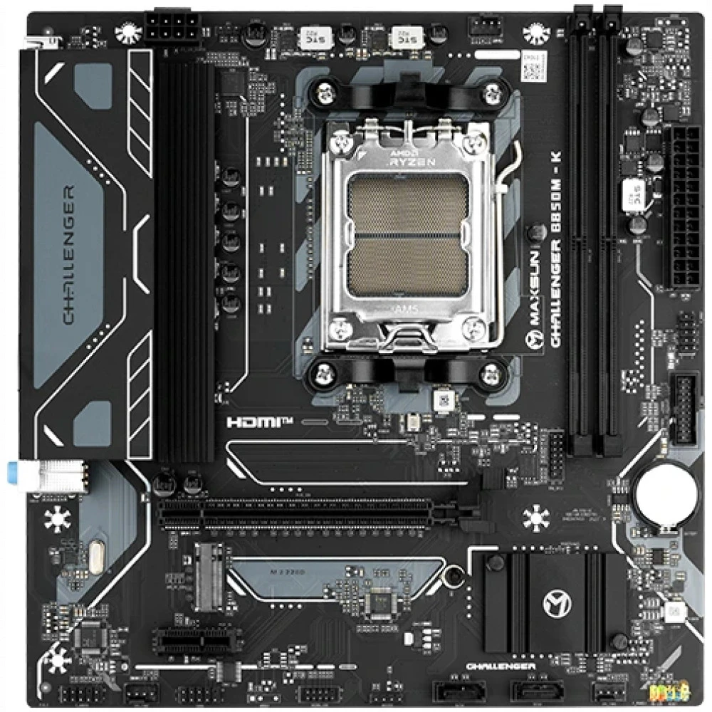 Материнская плата Maxsun Challenger B850M-K 6940709662489 Micro-ATX, AMD AM5