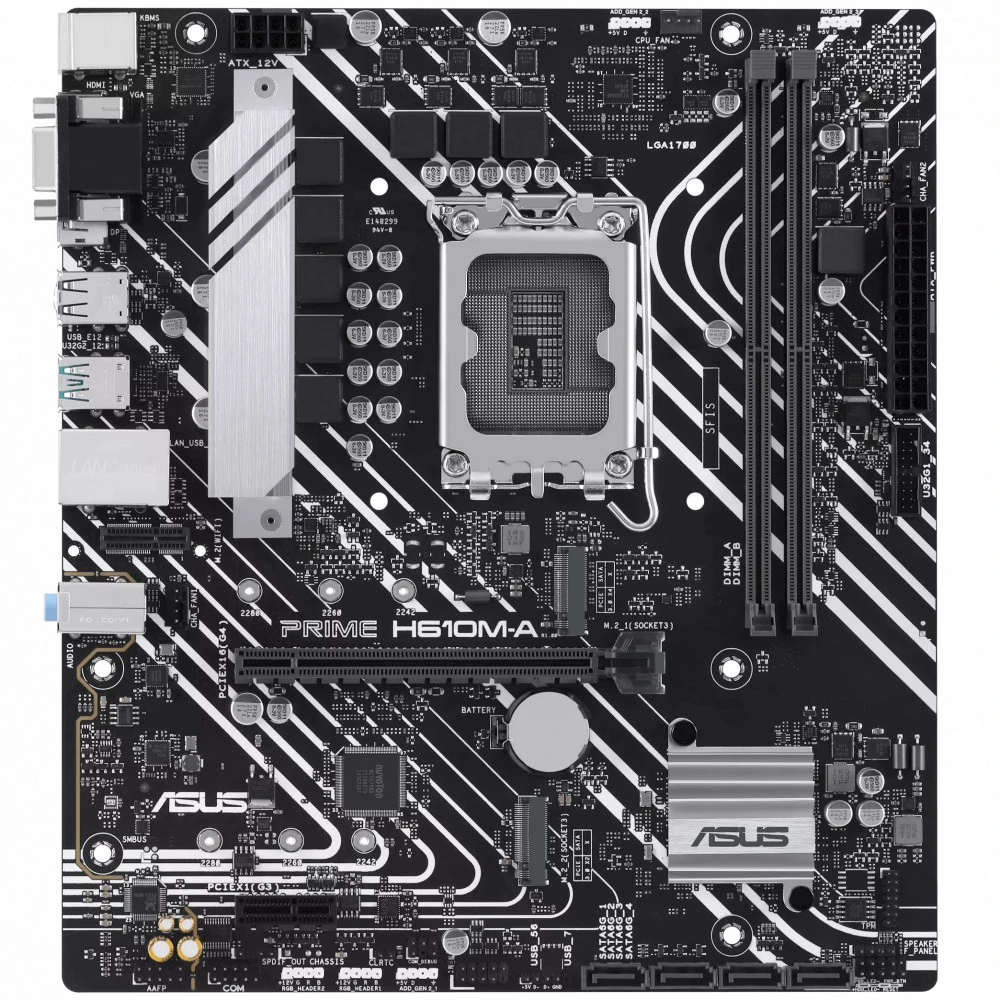 Материнская плата Asus PRIME H610M-A-CSM Micro-ATX, LGA 1700
