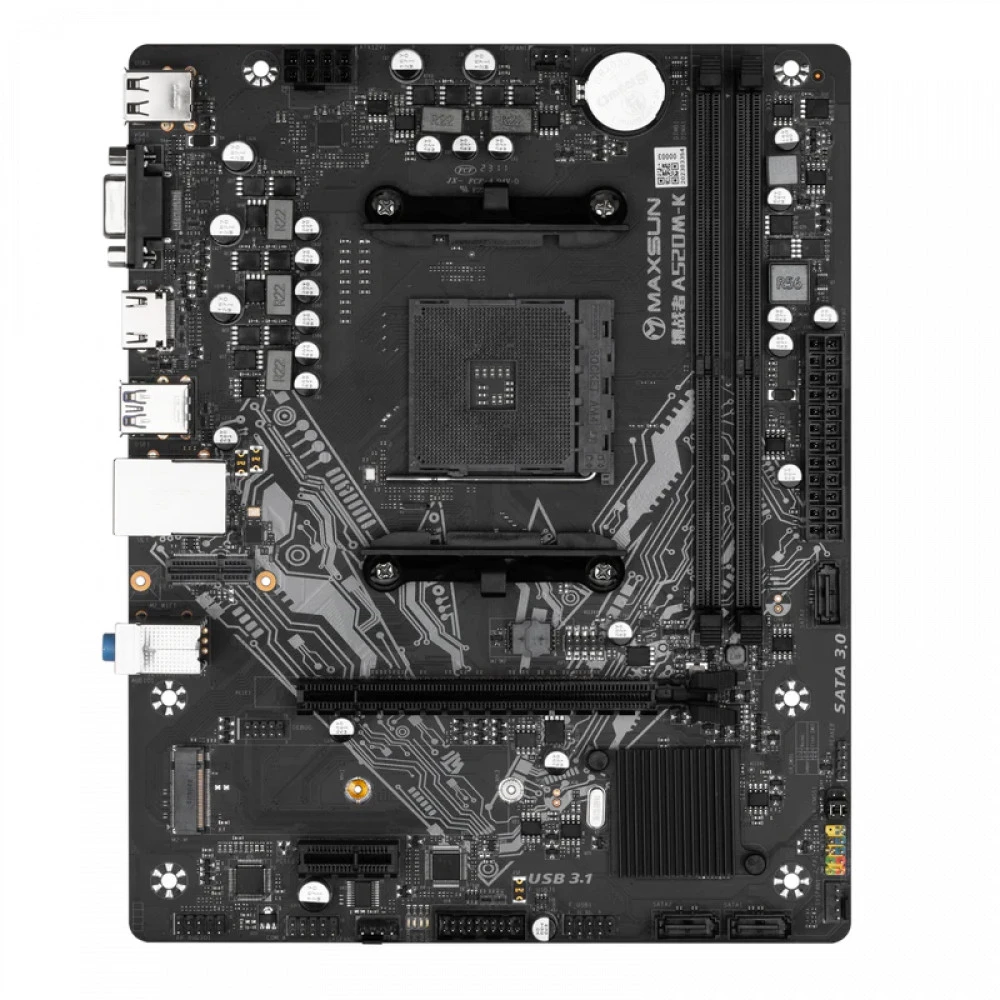 Материнская плата Maxsun Challenger А520М-К 6940709693797 Micro-ATX, AMD AM4