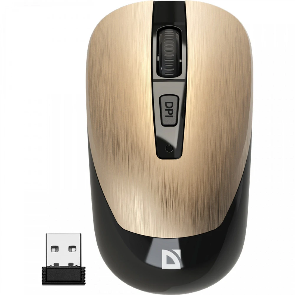 Мышь Defender Wave MM-995 52994 Бюджетные, Беспроводная