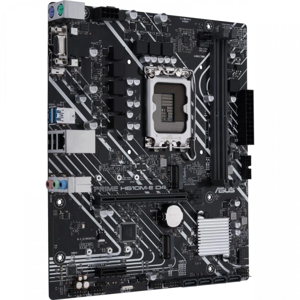 Материнская плата Asus PRIME H610M-E D4-CSM 90MB19N0-M1EAYC Micro-ATX, LGA 1700