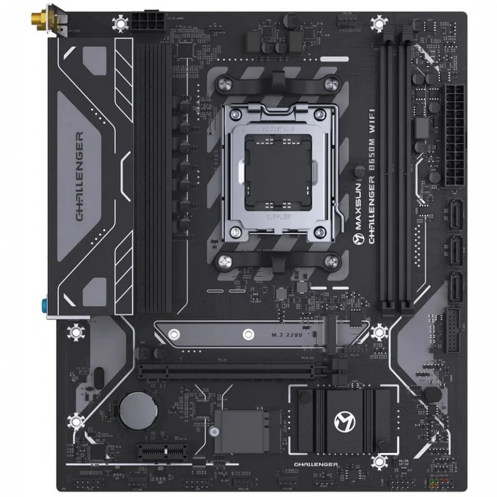 Материнская плата Maxsun Challenger B650M WIFI MS-Challenger B650M WIFI Mini-ATX, AMD AM5