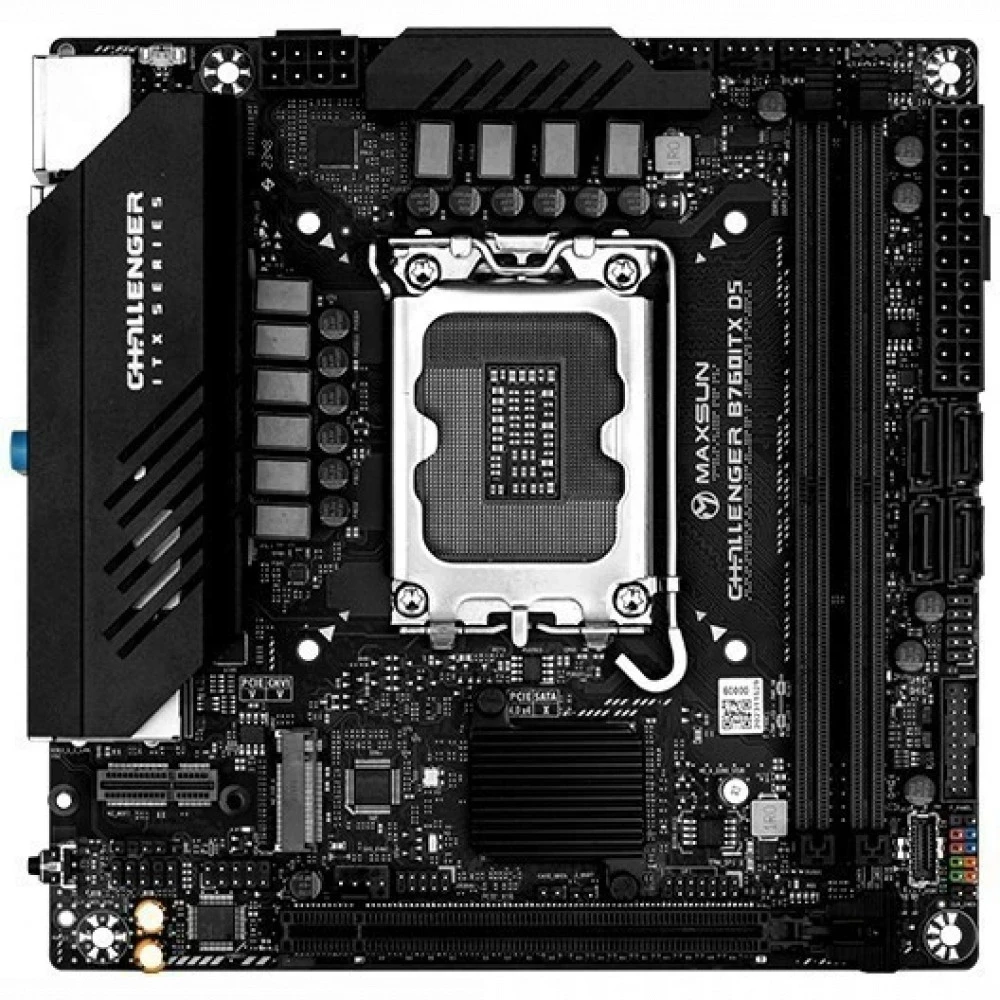 Материнская плата Maxsun Challenger B760ITX D5 MS-Challenger B760ITX D5 Mini-ITX, LGA 1700