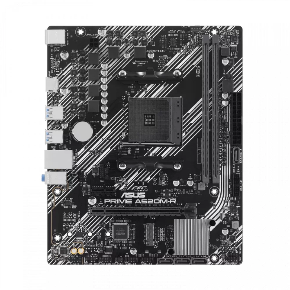 Материнская плата Asus PRIME A520M-R Micro-ATX, AMD AM4