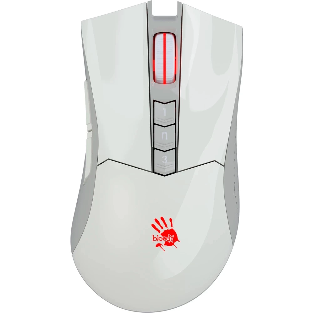 Мышь A4Tech Bloody R90 Plus Белый R90 PLUS GREUISH WHITE Игровые, Беспроводная