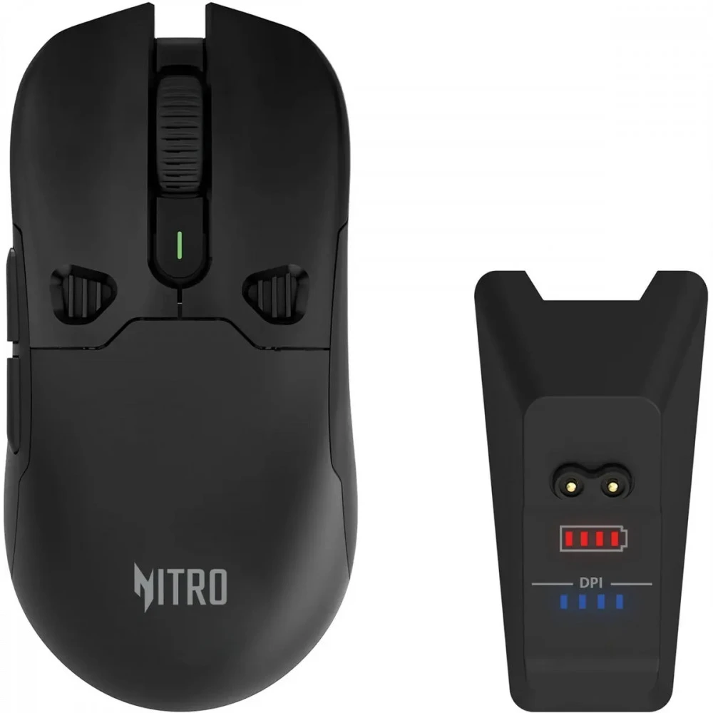 Мышь Acer Nitro OMR404 Черный ZL.MCEEE.02T Игровые, Беспроводная
