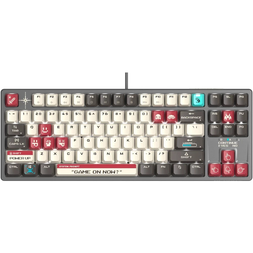 Клавиатура A4Tech S87 Pixels Red S87 PIXELS Проводная, USB