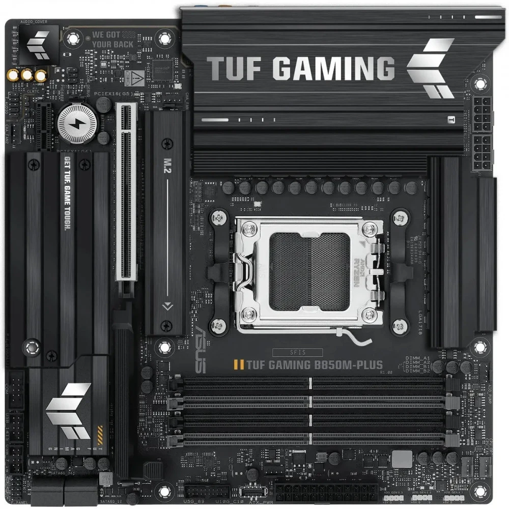 Материнская плата Asus TUF GAMING B850M-PLUS 90MB1IX0-M0EAY0 Micro-ATX, AMD AM5