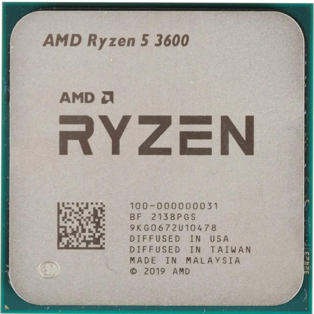 Процессор AMD Ryzen 5 3600 Ryzen 5 3600 OEM Ryzen 5, 6, 3.6, 32, OEM