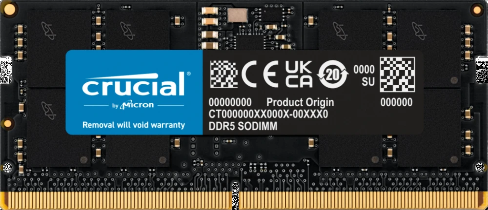 ОЗУ Crucial CT16G56C46S5 DIMM, DDR5, 16 Гб, 5600 МГц