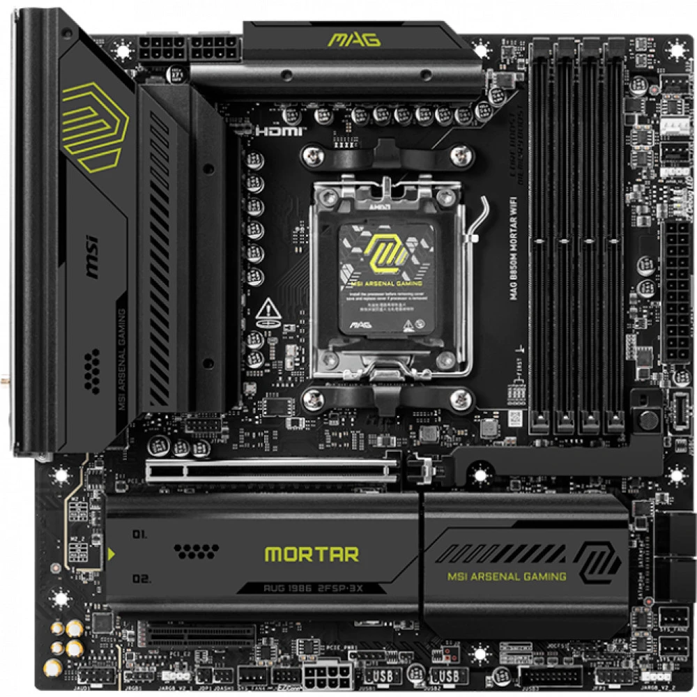 Материнская плата MSI MAG B850M MORTAR WIFI Micro-ATX, AMD AM5
