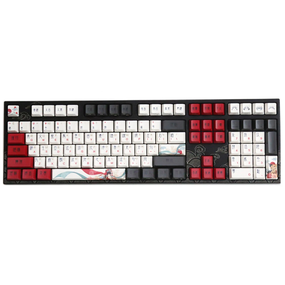 Клавиатура Varmilo Beijing Opera VPG108 Cherry Mx Silent Red A61A028D5A5A06A025 Проводная, Bluetooth