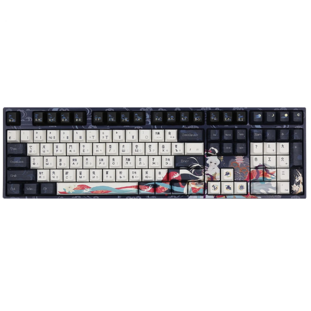 Клавиатура Varmilo Chang'e VPT108 Cherry MX Silent Red A70A054D5A5A06A043 Беспроводная, Bluetooth