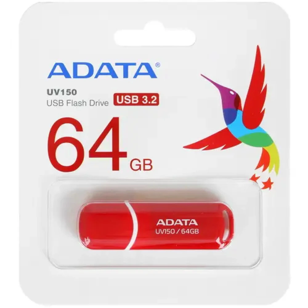 USB флешка (Flash) A-Data UV150 [AUV150-64G-RRD] 64 ГБ