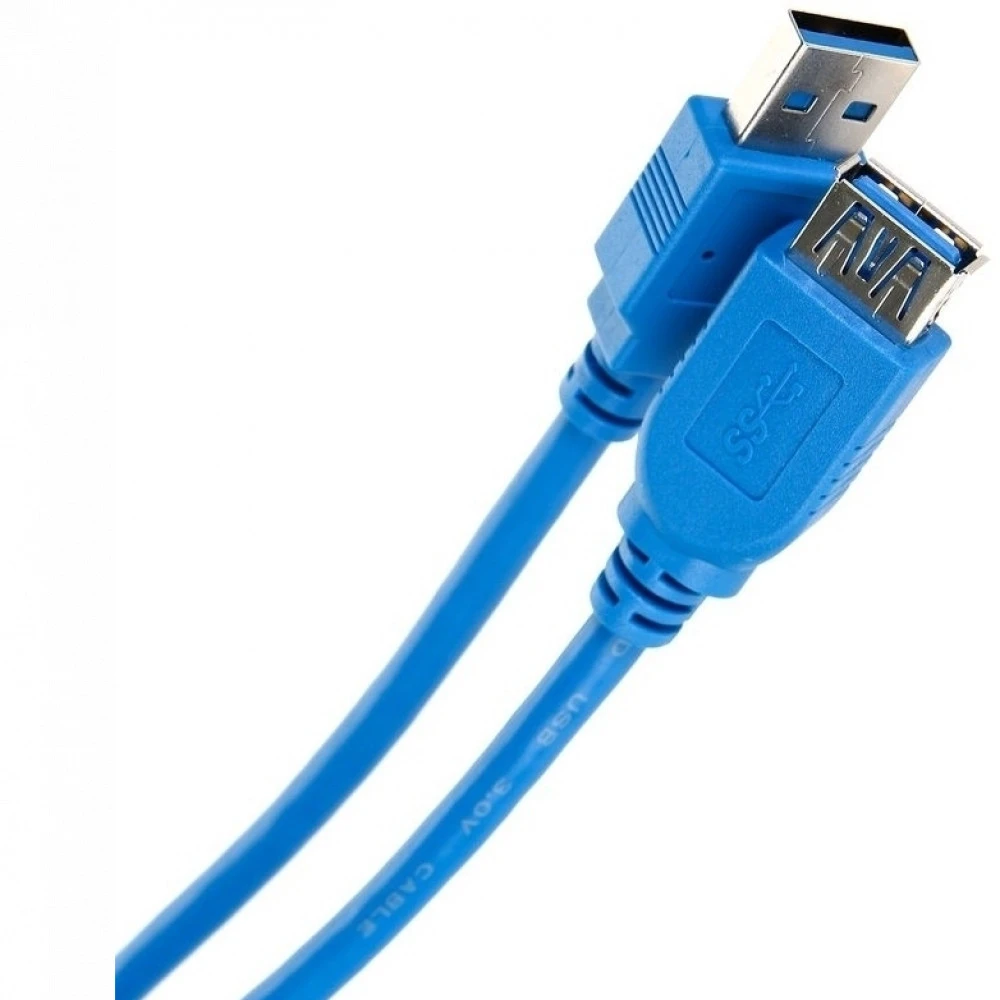 Кабель интерфейсный VCOM Type Am- Af (1.8м) Синий VUS7065-1.8M USB Type A (output) - USB Type A (input)