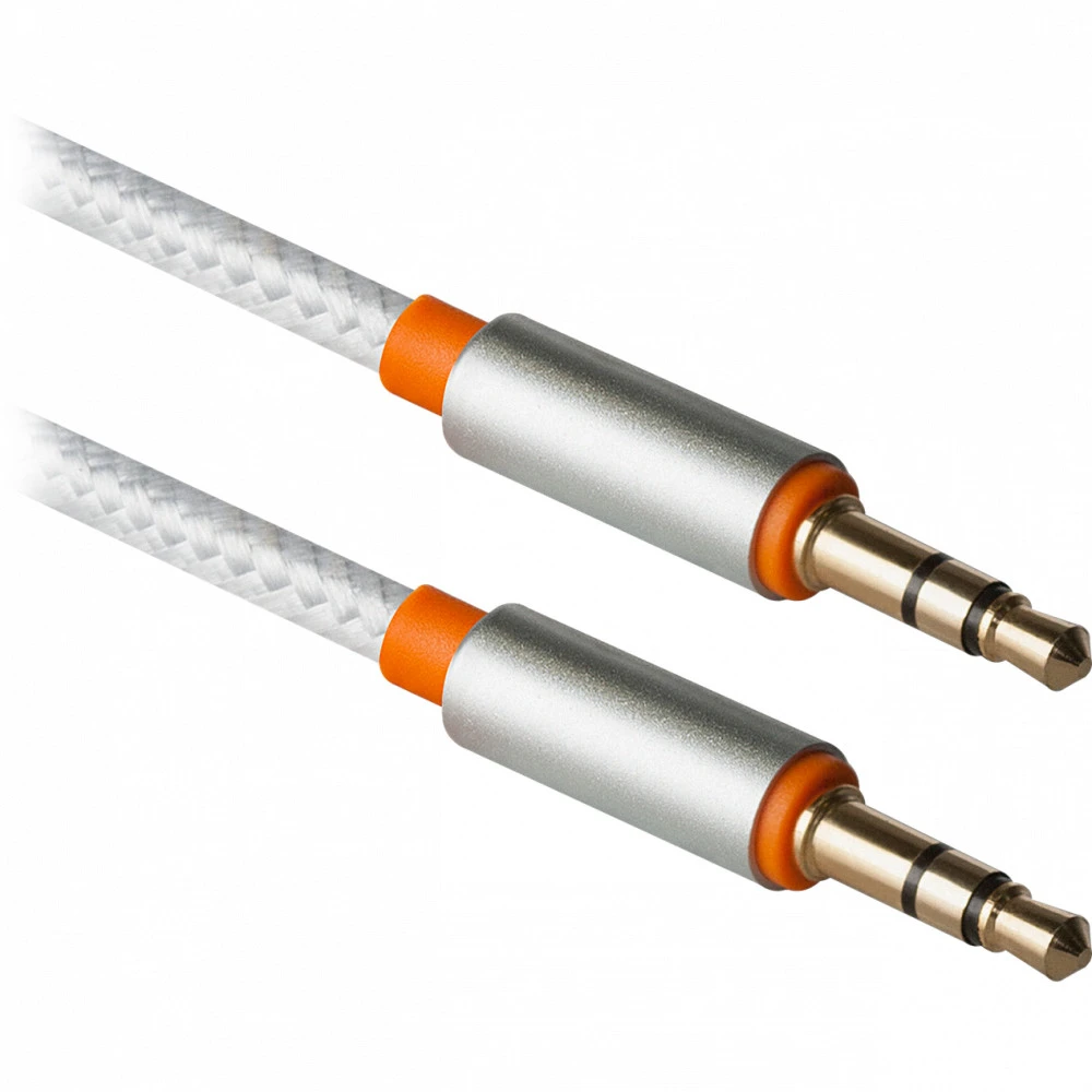 Кабель интерфейсный Defender 2 x 3.5 mm jack (1.2м) 87513 MINI JACK 3.5 (output) - MINI JACK 3.5 (input)