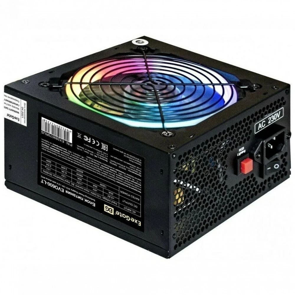Блок питания ExeGate EVO800-LT EX289069RUS 800 Вт