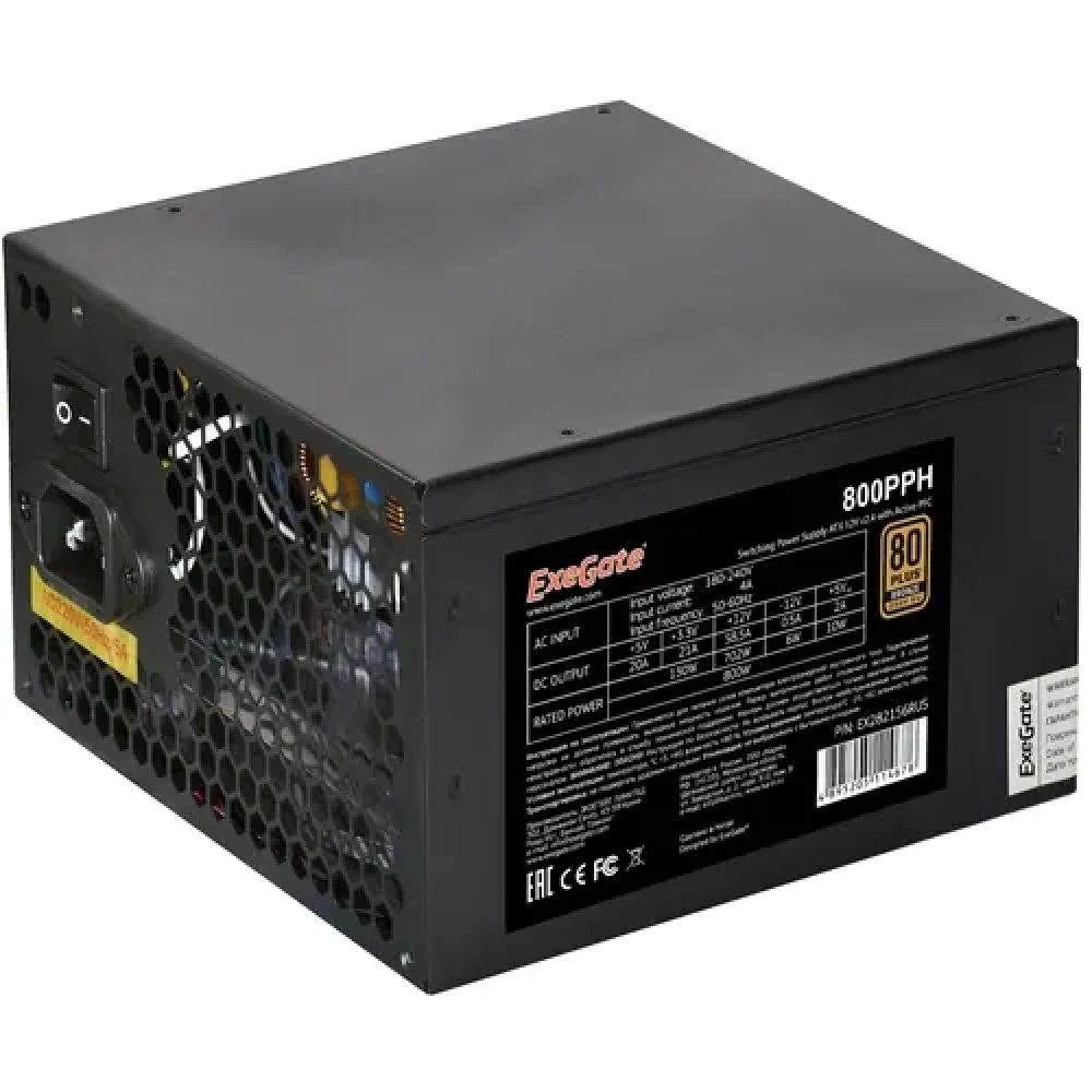Блок питания ExeGate 800PPH OEM EX282156RUS 800 Вт