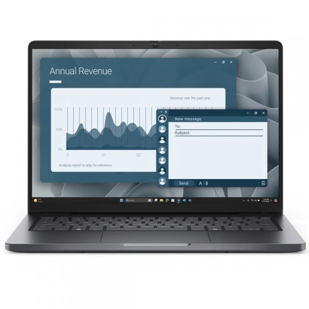 Ноутбук Dell Pro 14 PC14255 210-BQQD 14 ", WUXGA 1920x1200 (16:10), AMD, Ryzen 5, 8 Гб, 512 ГБ, AMD Radeon 740M, Windows 11 Pro