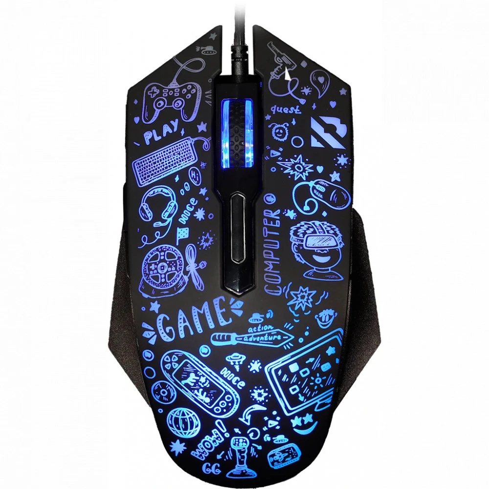 Мышь SmartBuy RUSH X15 Black SBM-745G-K Игровые, Проводная