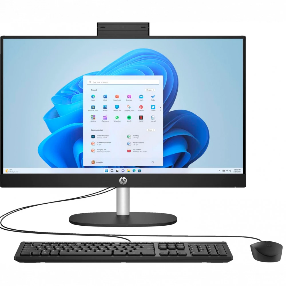 Моноблок HP 24-cr0070ci 7Y0C3EA 23.8 ", Intel, N-series, N200, 1, 8 Гб, 512 Гб