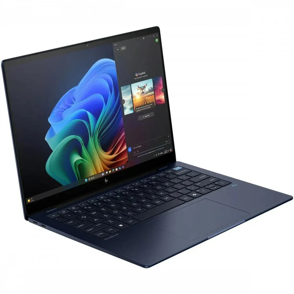 Ноутбук HP EliteBook Ultra G1q8 9M4E6AT 14 ", WQHD 2240x1400 (8:5), Qualcomm, Snapdragon X Plus, 16 Гб, 512 ГБ, Qualcomm Adreno X1-45, Windows 11 Pro